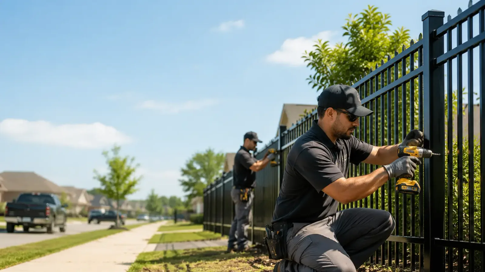 Metal Fence Installation in Broadway, OH